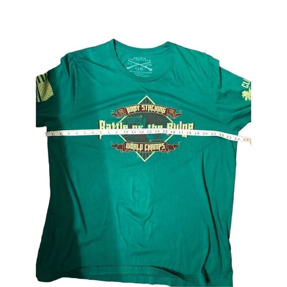 Grunt Style US 1776 Battle of the Bulge Graphic T Shirt Mens XXL - Picture 6 of 7